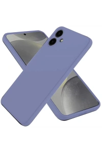 Samsung Galaxy A06 Kılıf First Silikon - Lila