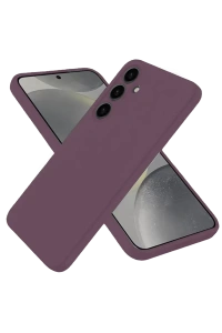 Samsung Galaxy A06 Kılıf First Silikon - Mürdüm