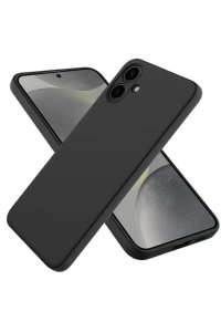 Samsung Galaxy A06 Kılıf First Silikon - Siyah
