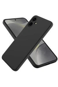 Samsung Galaxy A06 Kılıf First Silikon - Siyah