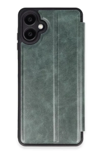 Samsung Galaxy A06 Kılıf Flip Cover - Koyu Yeşil