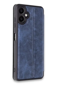 Samsung Galaxy A06 Kılıf Flip Cover - Lacivert
