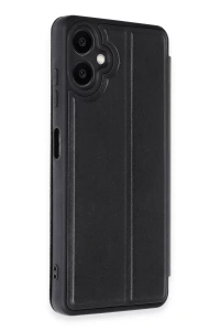 Samsung Galaxy A06 Kılıf Flip Cover - Siyah