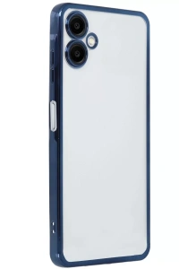 Samsung Galaxy A06 Kılıf Lensli Silikon - Lacivert