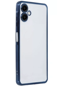 Samsung Galaxy A06 Kılıf Lensli Silikon - Lacivert