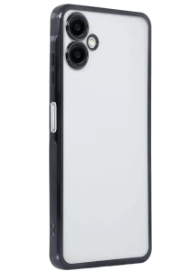 Samsung Galaxy A06 Kılıf Lensli Silikon - Siyah