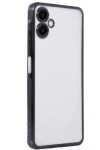 Samsung Galaxy A06 Kılıf Lensli Silikon - Siyah