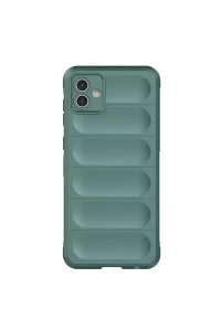 Samsung Galaxy A06 Kılıf Optimum Silikon - Koyu Yeşil