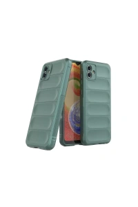 Samsung Galaxy A06 Kılıf Optimum Silikon - Koyu Yeşil