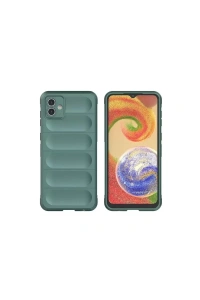 Samsung Galaxy A06 Kılıf Optimum Silikon - Koyu Yeşil