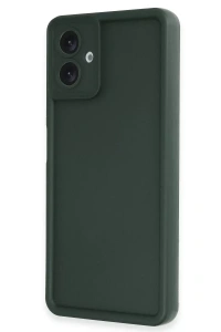 Samsung Galaxy A06 Kılıf Viera Silikon - Koyu Yeşil