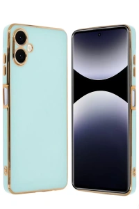 Samsung Galaxy A06 Kılıf Volet Silikon - Açık Yeşil