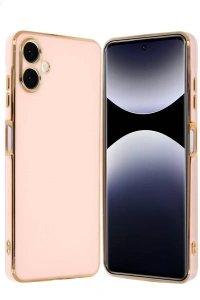 Samsung Galaxy A06 Kılıf Volet Silikon - Pembe