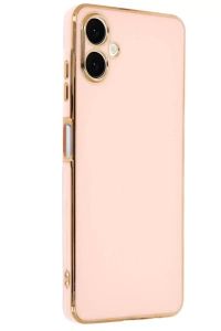 Samsung Galaxy A06 Kılıf Volet Silikon - Pembe