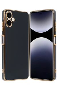 Samsung Galaxy A06 Kılıf Volet Silikon - Siyah