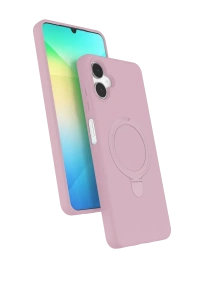Samsung Galaxy A06 Regal Magsafe Standlı Kapak - Açık Pembe