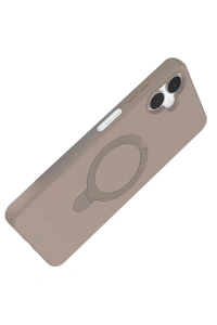Samsung Galaxy A06 Regal Magsafe Standlı Kapak - Çöl Titanyum