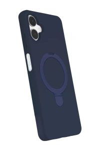 Samsung Galaxy A06 Regal Magsafe Standlı Kapak - Lacivert