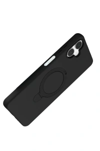 Samsung Galaxy A06 Regal Magsafe Standlı Kapak - Siyah