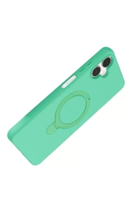 Samsung Galaxy A06 Regal Magsafe Standlı Kapak - Yeşil