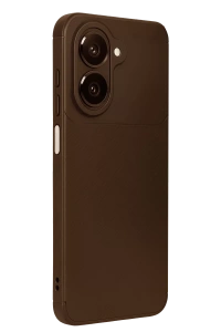 Samsung Galaxy A07 4G Auto Focus Karbon Kapak - Kahverengi