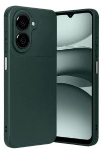 Samsung Galaxy A07 4G Auto Focus Karbon Kapak - Koyu Yeşil