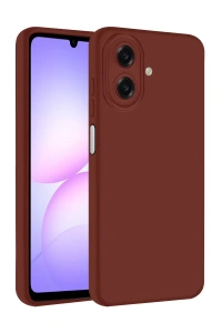 Samsung Galaxy A07 4G First Silikon - Bordo