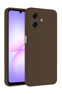 Samsung Galaxy A07 4G First Silikon - Kahverengi