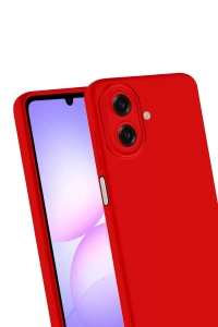 Samsung Galaxy A07 4G First Silikon - Kırmızı