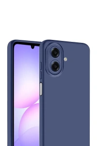 Samsung Galaxy A07 4G First Silikon - Lacivert