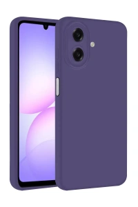 Samsung Galaxy A07 4G First Silikon - Mürdüm