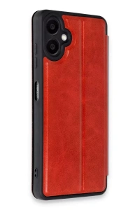 Samsung Galaxy A07 4G Flip Cover - Kırmızı