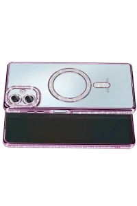 Samsung Galaxy A07 4G Joke Simli Magneticsafe Kılıf - Derin Mor