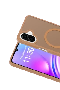 Samsung Galaxy A07 4G Jota Magsafe Kapak - Çöl Titanyum