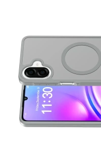 Samsung Galaxy A07 4G Jota Magsafe Kapak - Titan Gri