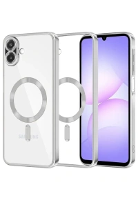 Samsung Galaxy A07 4G Kross Magneticsafe Kapak - Gümüş