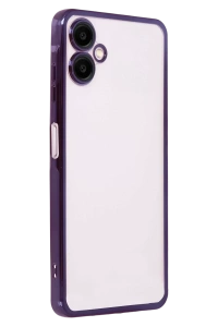 Samsung Galaxy A07 4G Lensli Silikon - Mor