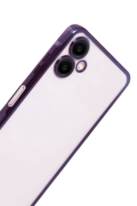 Samsung Galaxy A07 4G Lensli Silikon - Mor