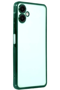 Samsung Galaxy A07 4G Lensli Silikon - Yeşil