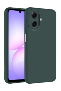 Samsung Galaxy A07 4G Nano içi Kadife Silikon - K.Yeşil