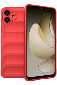 Samsung Galaxy A07 4G Optimum Silikon - Kırmızı