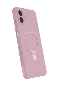 Samsung Galaxy A07 4G Regal Magsafe Standlı Kapak - Açık Pembe