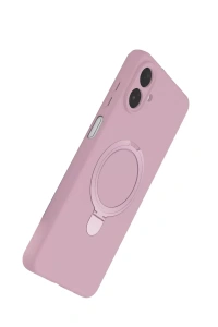 Samsung Galaxy A07 4G Regal Magsafe Standlı Kapak - Açık Pembe