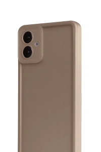 Samsung Galaxy A07 4G Viera Silikon - Kahverengi