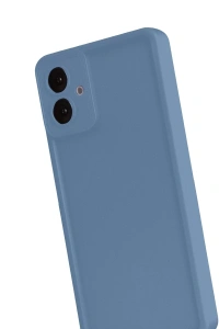 Samsung Galaxy A07 4G Viera Silikon - Mavi