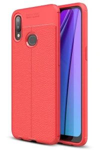 Samsung Galaxy A10S Kılıf Auto Focus Kapak - Kırmızı
