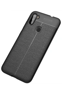 Samsung Galaxy A11 Kılıf Auto Focus Kapak - Siyah