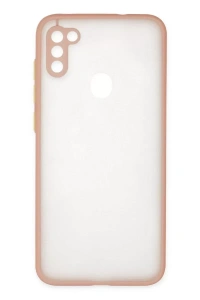 Samsung Galaxy A11 Kılıf Montreal Silikon Kapak - Pembe