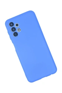 Samsung Galaxy A13 4G Kılıf First Silikon - Mavi