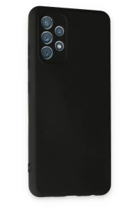 Samsung Galaxy A13 4G Kılıf Nano içi Kadife Silikon - Siyah